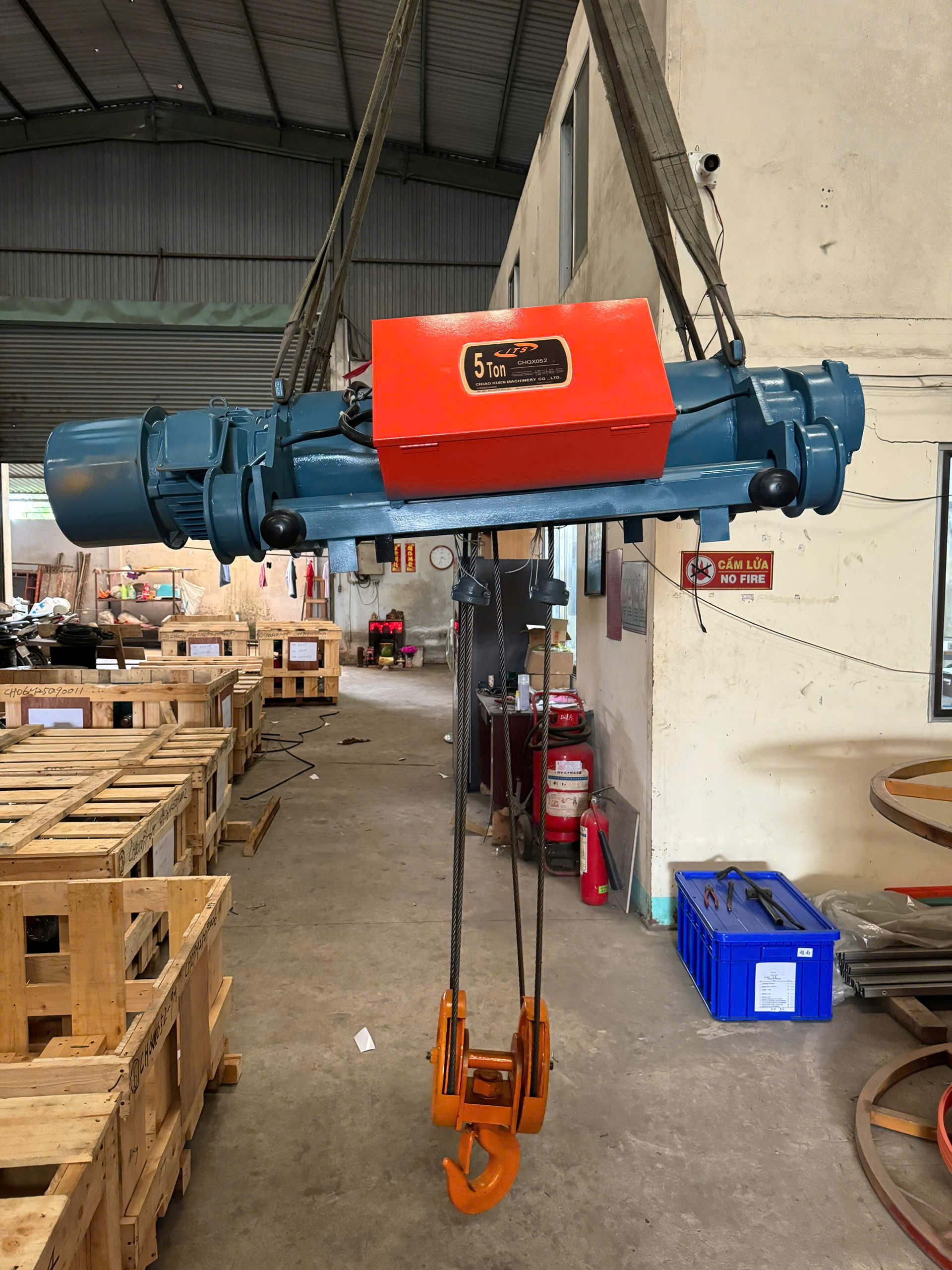 Tời cáp dầm đôi